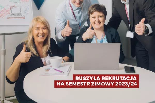 Rekrutacja w semestrze zimowym 2023/2024 rozpoczęta!